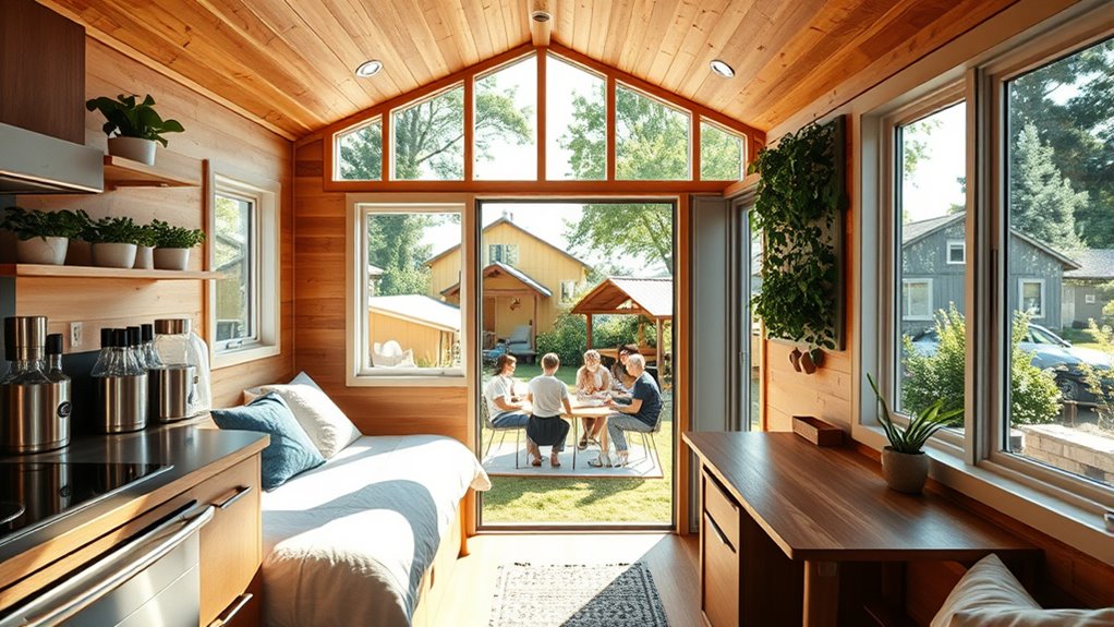 tiny home community building