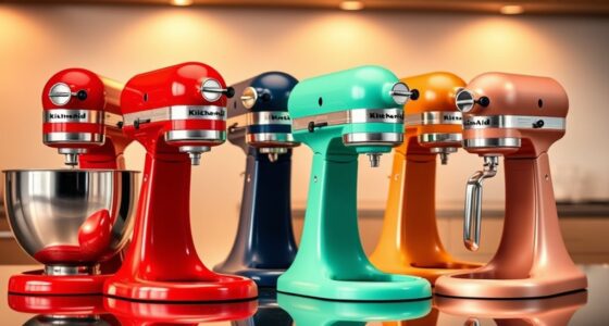 top kitchenaid mixer colors