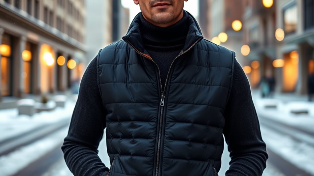 top men s heated winter vests