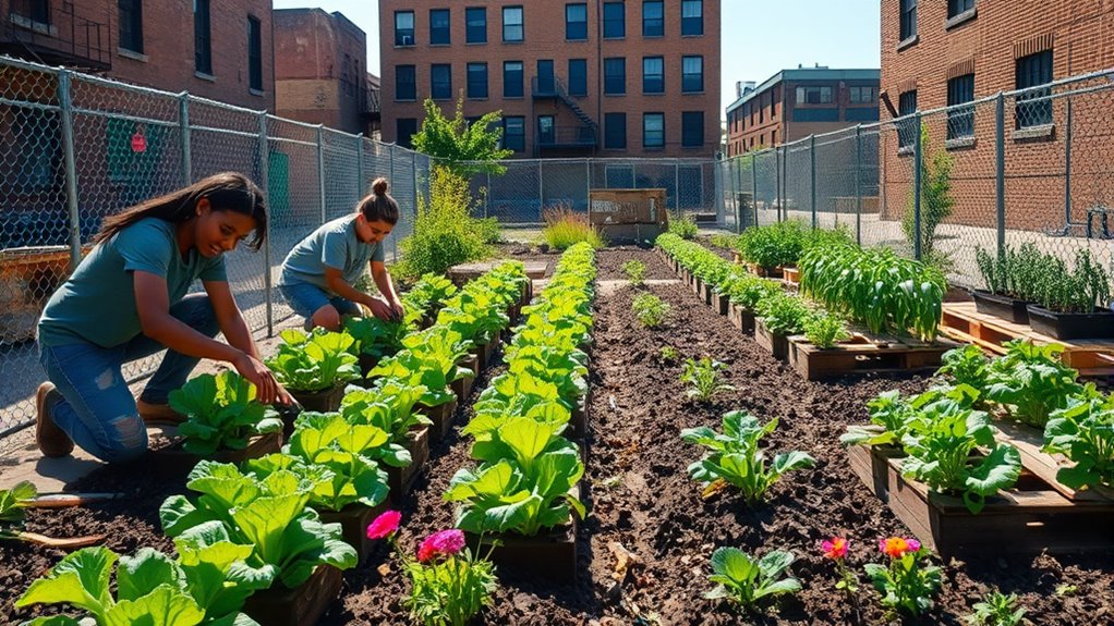 transforming vacant lots into vibrant green spaces