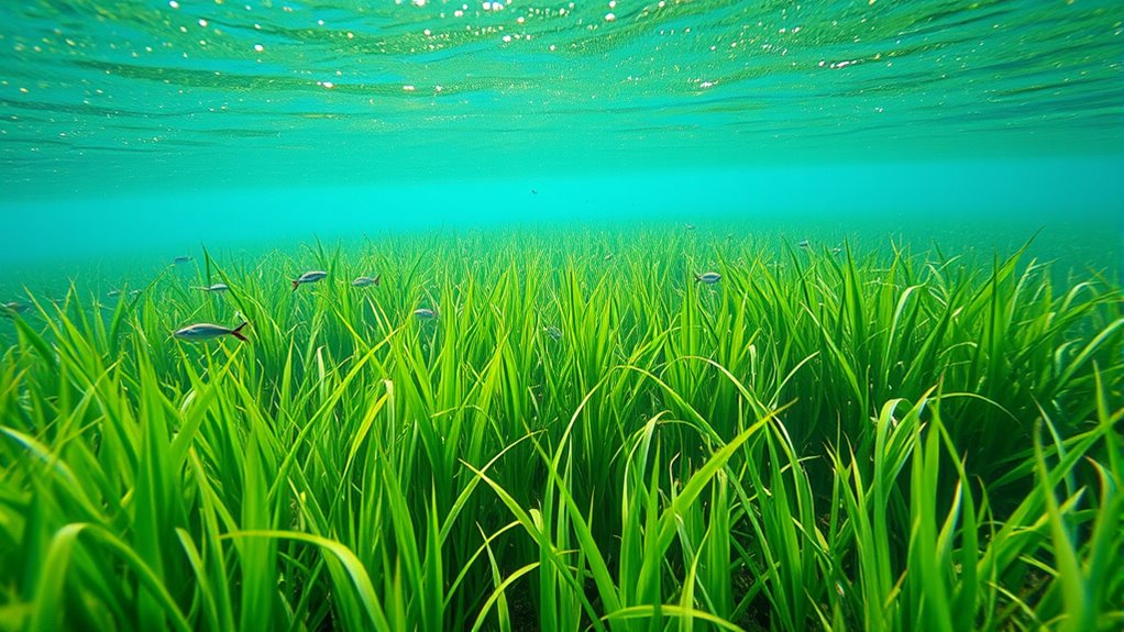 underwater seagrass ecosystems support biodiversity