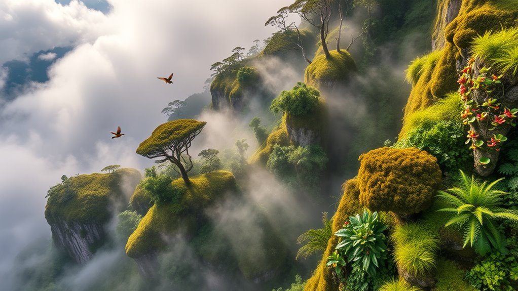 unique cloud forest endemics