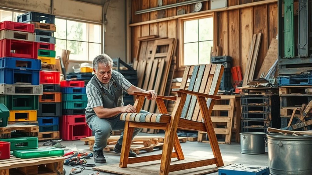 upcycled sustainable artistic furniture