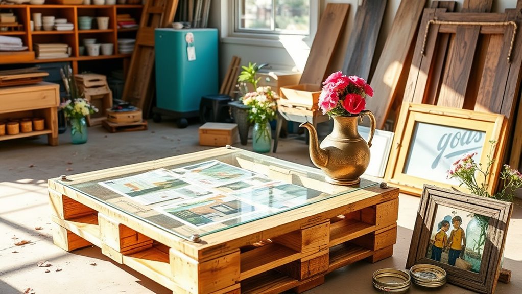 upcycling vintage decorative art