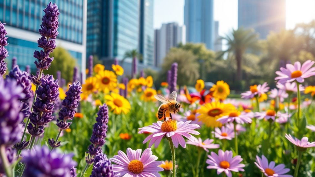 urban areas support pollinators