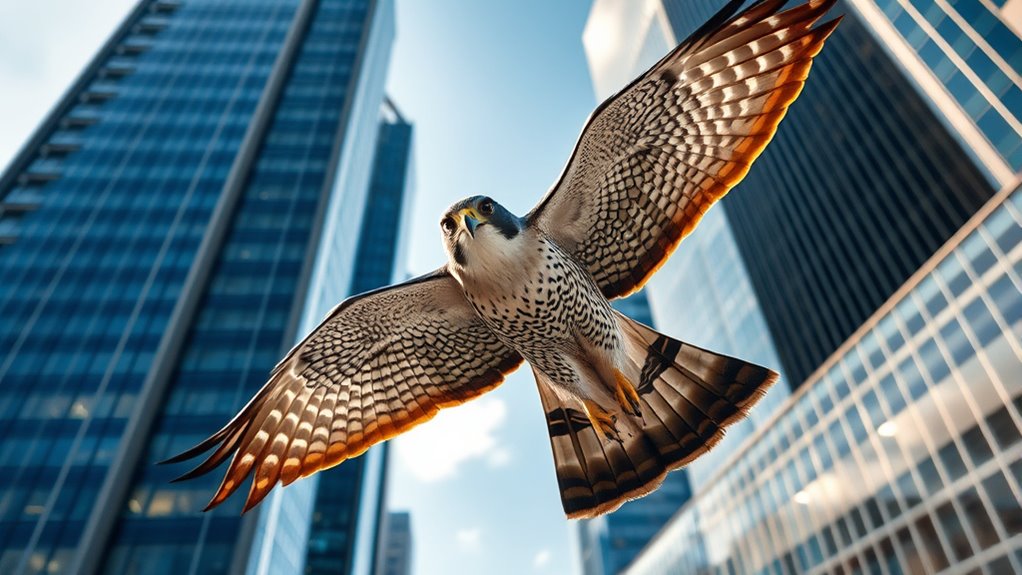 urban falcon hunting agility