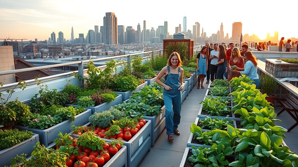 urban rooftop gardening technologies