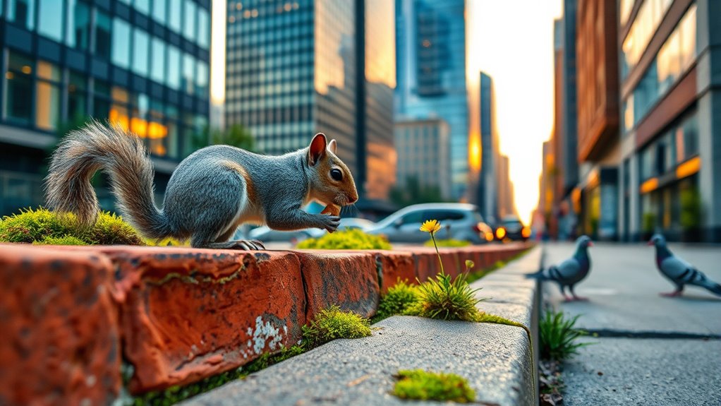 urban wildlife adapting