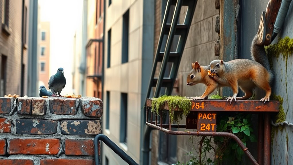 urban wildlife food shelters