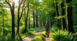 walking in woods benefits mental health