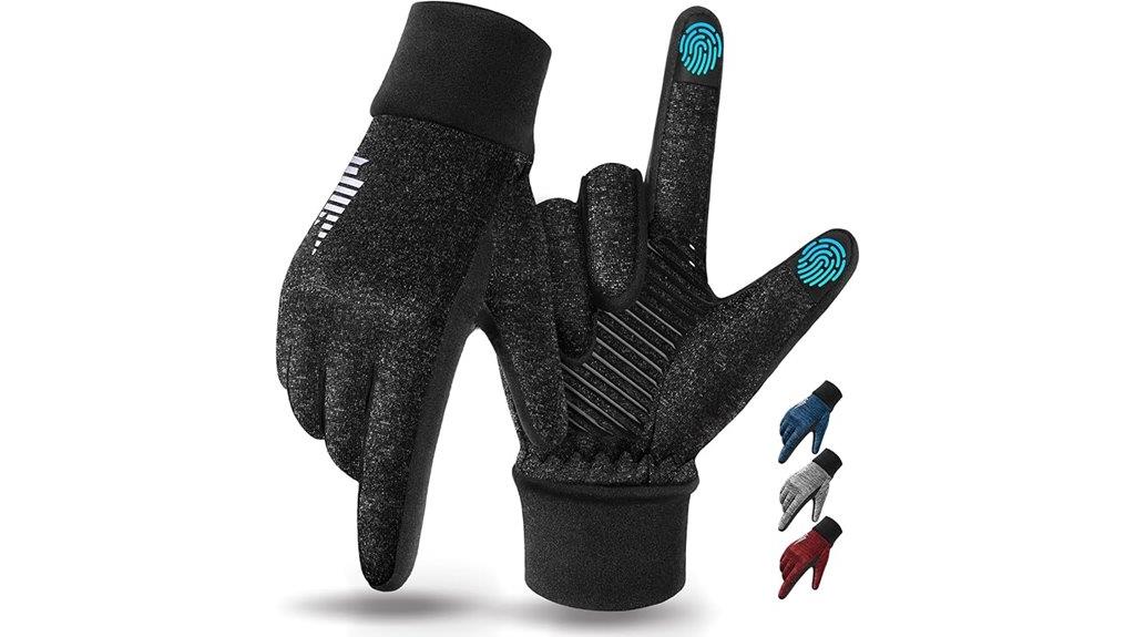 warm touchscreen running gloves