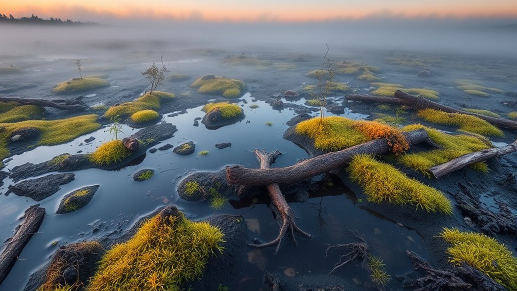 water controls peat carbon dynamics