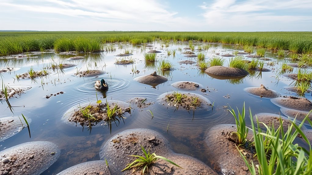 water driven wetland fluctuations