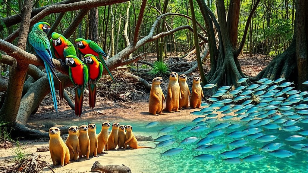 wildlife cooperation enhances survival