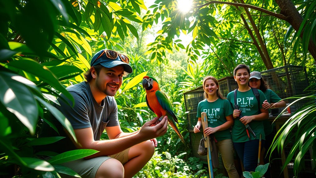 wildlife volunteering enhances skills