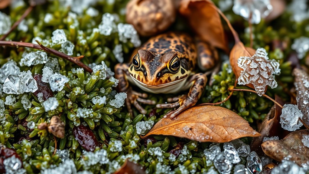 wood frogs thrive in wetlands