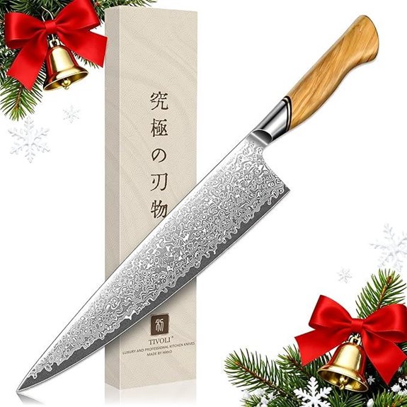 TIVOLI 10-Inch Japanese Gyuto Chef Knife