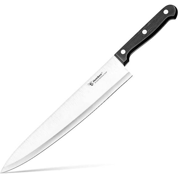 10-Inch Chef Knife with Sharp Steel Blade