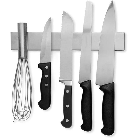 Modern Innovations 10-Inch Stainless Steel Magnetic Knife Bar