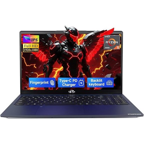 NIMO 15.6 FHD Gaming Laptop with Ryzen 5