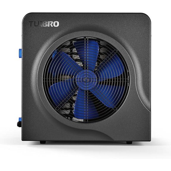 TURBRO 18,000 BTU Pool Heat Pump with Titanium