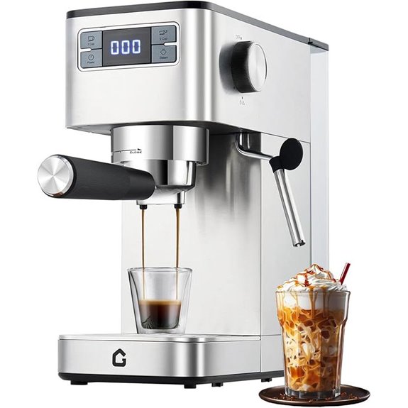 GarveeHome 20-Bar Espresso Machine with Frother