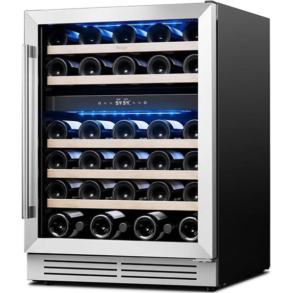 Yeego 24-Inch Dual Zone Wine Cooler (52 Bottles)