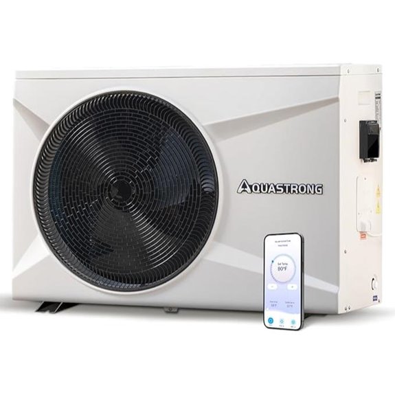 Aquastrong 35,000 BTU WiFi Pool Heat Pump