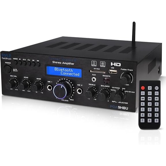 Pyle Bluetooth Home Stereo Amplifier with Remote
