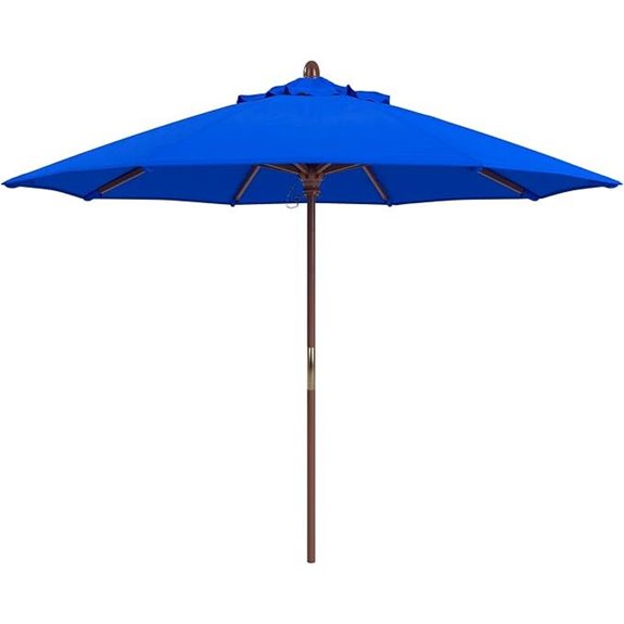 California Umbrella 9' Commercial Hardwood Patio Umbrella