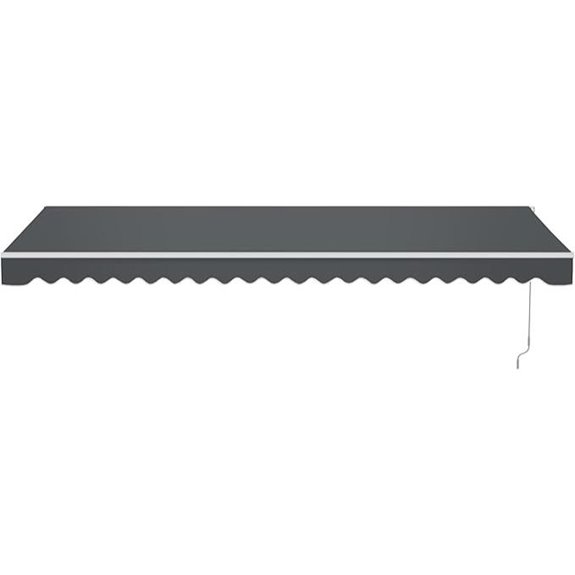 Aleko 16x10 ft Caribbean Style Electric Awning