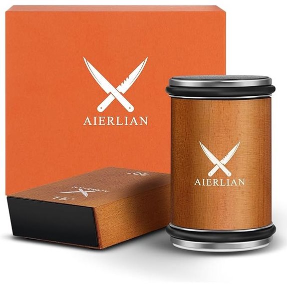 Knife Sharpener Tool with Diamonds and Ceramic