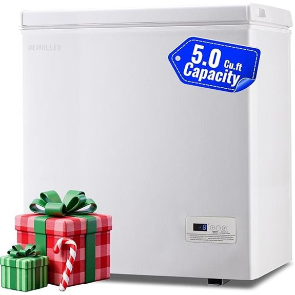 Chest Freezer with Digital Temperature Display