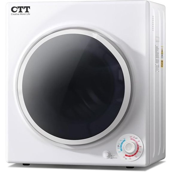 CTT 3.5 Cu. Ft. Electric Clothes Dryer 4 Modes