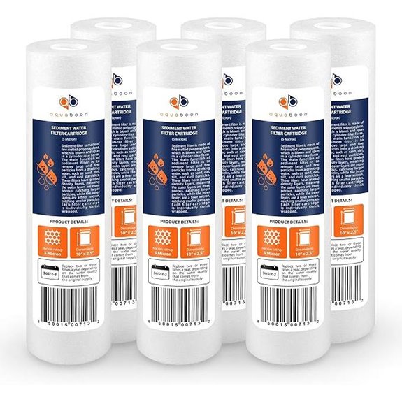 Aquaboon 5 Micron Sediment Filter 6 Pack