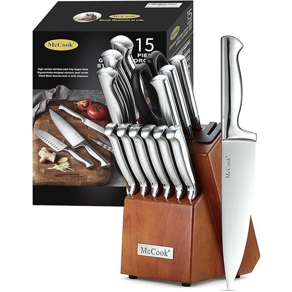 McCook German Stainless Steel Kitchen Knife Set