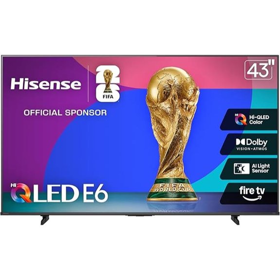Hisense 43 E6 QLED 4K UHD Smart Fire TV