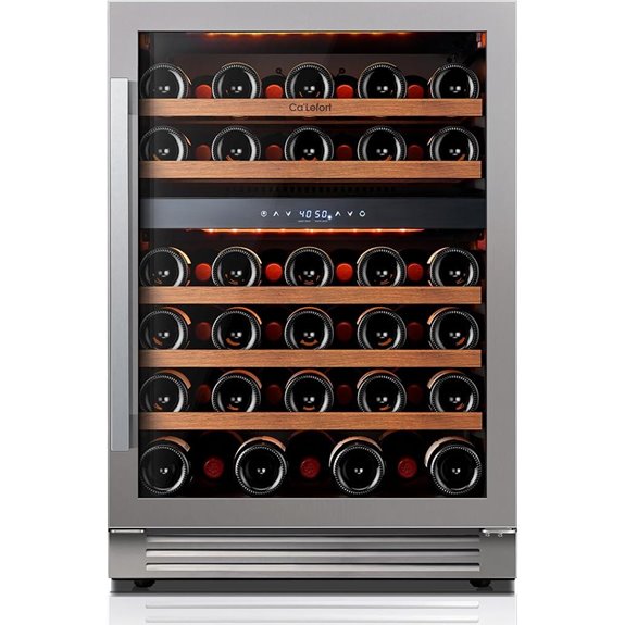 Ca'Lefort 52-Bottle Dual Zone Wine Cooler Refrigerator