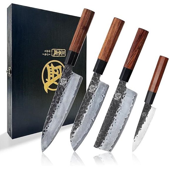 MITSUMOTO SAKARI Japanese Chef's Knife Set (4pcs)