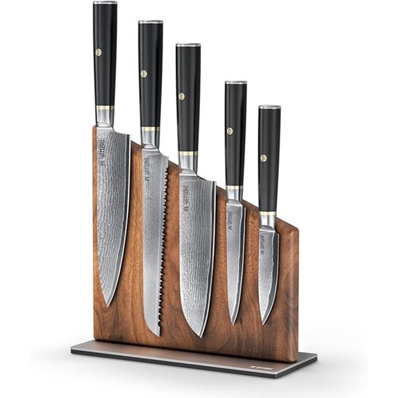 Yatoshi Magnetic Japanese Kitchen Knife Set (6 Pieces)