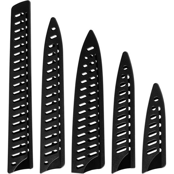 5-Piece Knife Sheath Set for Kitchen Safety