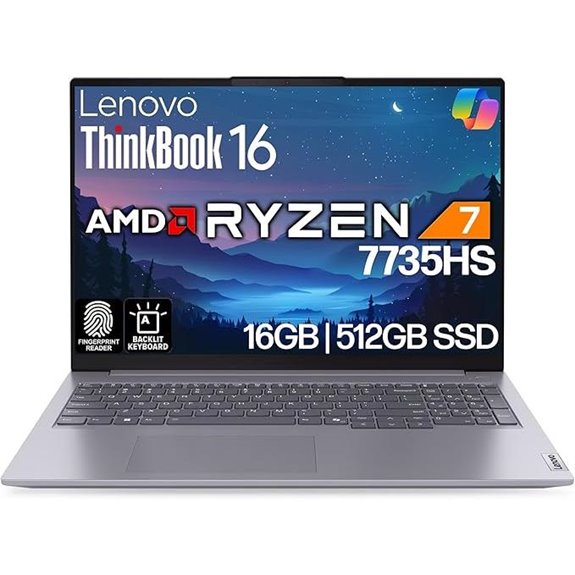 Lenovo ThinkBook 16 G7 Business Laptop with Ryzen 7