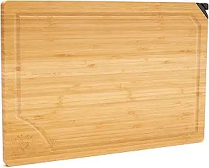 Luxury Eco-Friendly Large Cutting Board with Sharpener
