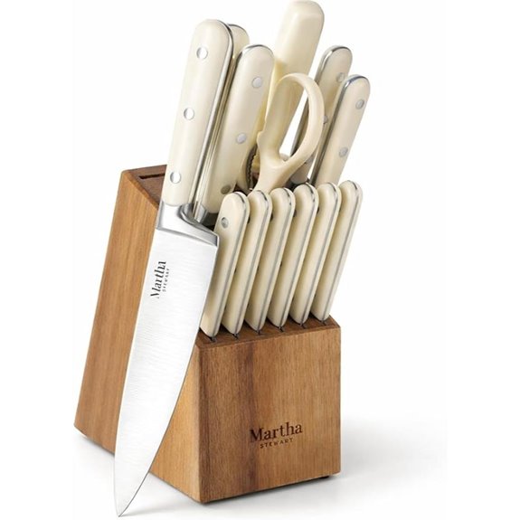 Martha Stewart Eastwalk 14-Piece Knife Set with Block