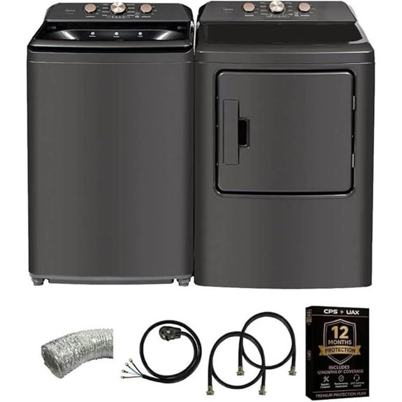 Midea Top Load Washer & Dryer Pair (MLTW41A1KIT1)