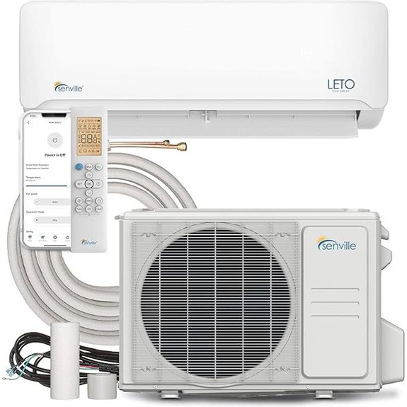 Senville LETO 12K BTU Mini Split Heat Pump