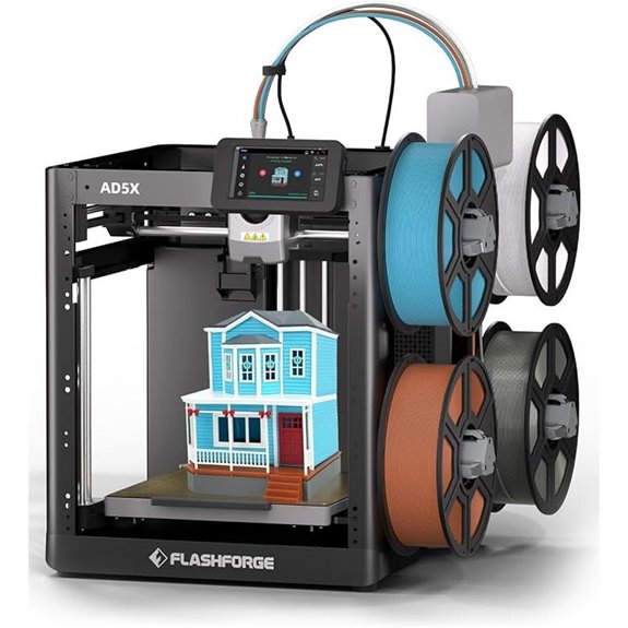 FLASHFORGE AD5X Multi-Color 3D Printer with Auto Leveling with Auto Leveling