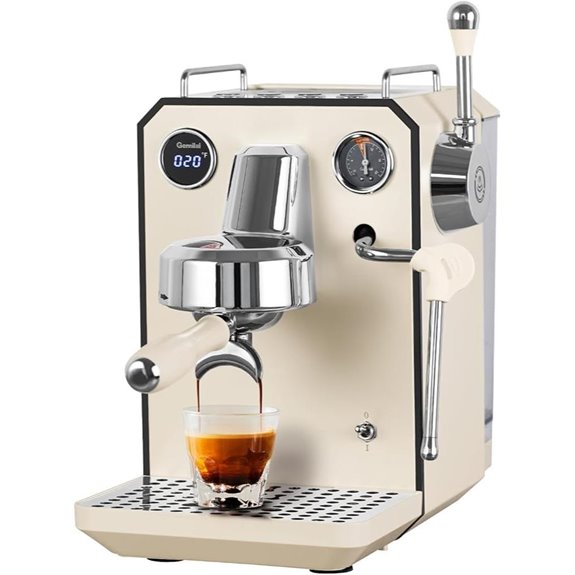 Owl 15 Bar Semi-Auto Espresso Machine with Frother
