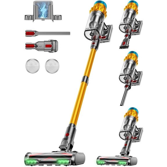 Cordless Vacuum Cleaner 650W/55KPA Self-Standing Smart Display