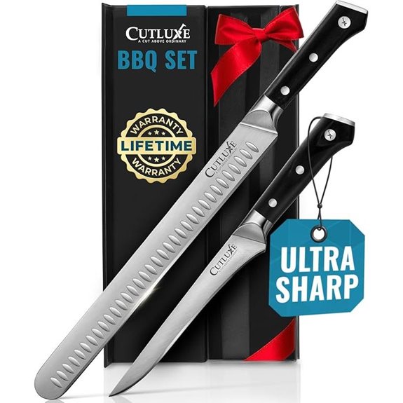 Cutluxe Carving Knife Set for Meat & BBQ